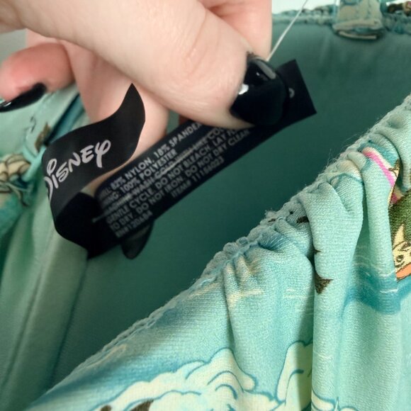 Disney Peter Pan Mermaid Lagoon Retro Swimsuit One Piece Plus Size 0X EUC - Picture 9 of 16